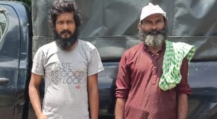কুষ্টিয়ায় গাঁজাসহ দুইজন আটক