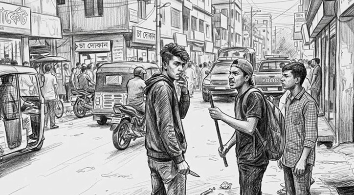 15 26 শহর ছাড়িয়ে প্রত্যন্ত অঞ্চলেও সক্রিয় কিশোর গ্যাং