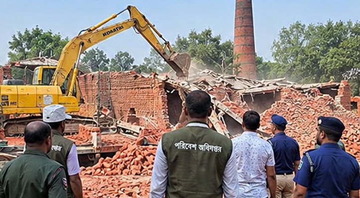 18 2 ভেড়ামারায় অবৈধ ইটভাটায় পরিবেশ অধিদপ্তরের লোকদেখানো অভিযান