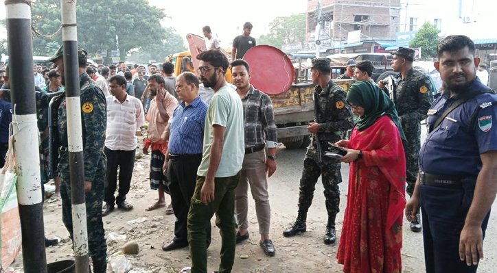 21 3 অবৈধ স্থাপনা উচ্ছেদে যৌথ অভিযান