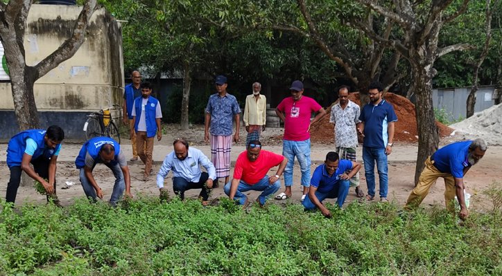 01 3 পান্টিতে ডেঙ্গু প্রতিরোধে পরিচ্ছন্নতা অভিযান