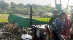 03 26 দৌলতপুরে ভয়াবহ অগ্নিকাণ্ডে গরু-ছাগলসহ বাড়িঘর পুড়ে ছাই