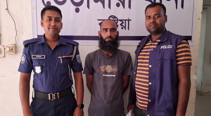 04 17 ভেড়ামারায় ট্যাপেন্টাডল ট্যাবলেটসহ ১জন গ্রেপ্তার