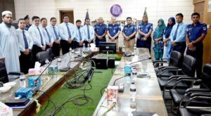 17 3 ৮১তম বুনিয়াদি প্রশিক্ষণার্থীদের সঙ্গে কুষ্টিয়া পুলিশের মতবিনিময়