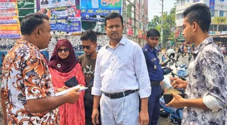 17 বিআরটিএ ও জেলা প্রশাসনের যৌথ অভিযান, ৬ মোটরসাইকেলের বিরুদ্ধে মামলা