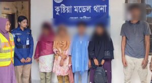 19 10 হরিপুরের স্থানীয়দের হাতে এক পুরুষ ও চার নারী আটক