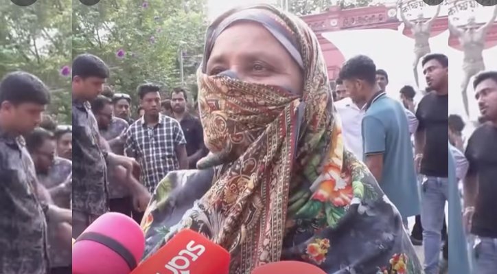 19 3 এনসিপির চার অঙ্গসংগঠনের বিক্ষোভে আসা নারীর বক্তব্য ভাইরাল