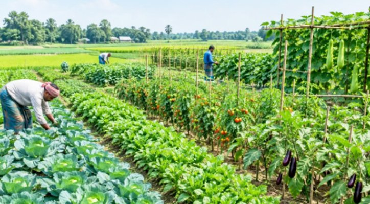 13 কুষ্টিয়ায় আগাম শীতকালীন সবজি চাষে ধুম, ভালো দামের প্রত্যাশায় কৃষকরা